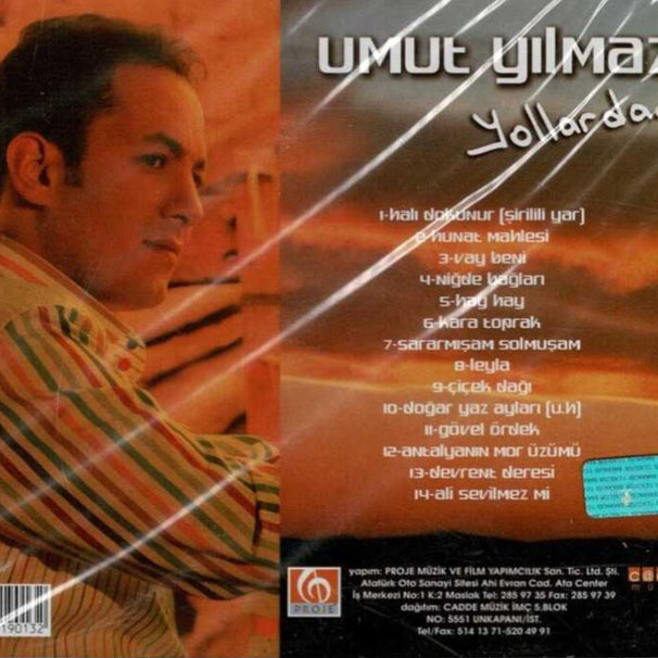 Umut Yılmaz-Yollarda(CD)Türkçe | Türkçe | Türkçe | Türkçe | Pop | CD