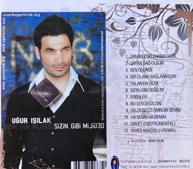 Uğur Işılak - Sizin Gibi Değilim | CD | Anadolu Türküleri | Almanya |sipariş