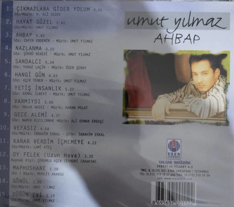 Umut Yılmaz – Ahbap (CD) Arabesk CD