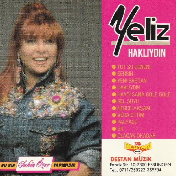 Yeliz - Haklıydın CD | Destan Müzik Almanya | Esslingen | CD | Koleksiyonluk CD