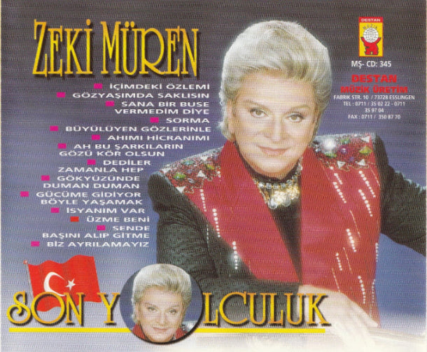 Zeki Müren - Son Yolculuk CD | Destan Müzik | Almanya Baskı CD | Sipariş