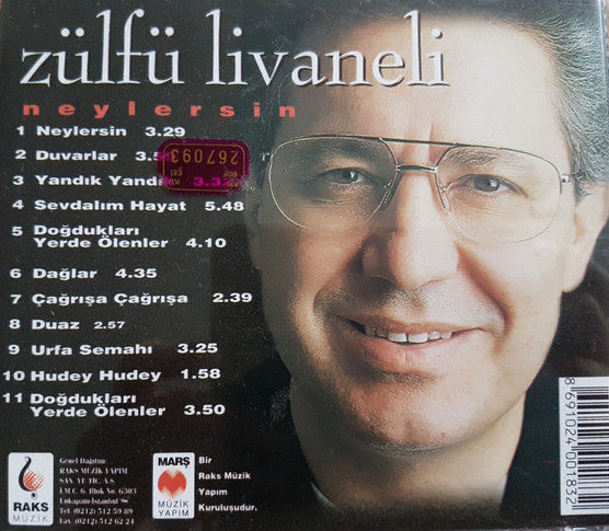 Zülfü Livaneli - Neylersin | CD | Türk Halk | Müziği | CD | Almanya | sipariş