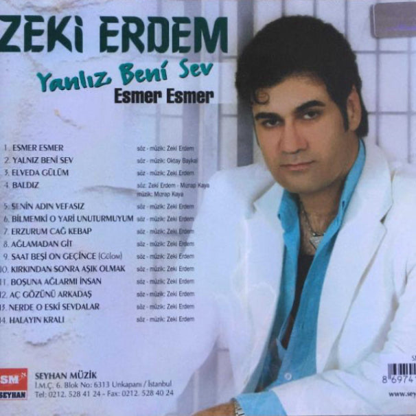 Zeki Erdem CD | Yalnız Beni Sev - Esmer Esmer | CD | Almanya 'da | Arabesk Müzik | CD