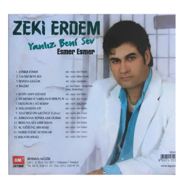 Zeki Erdem CD | Yalnız Beni Sev - Esmer Esmer | CD | Almanya 'da | Arabesk Müzik | CD