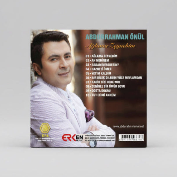 Abdurrahman Önül- Ağlama Zeynebim CD (Abdurrahman Önül CD)ilahi|ilahiler|CD