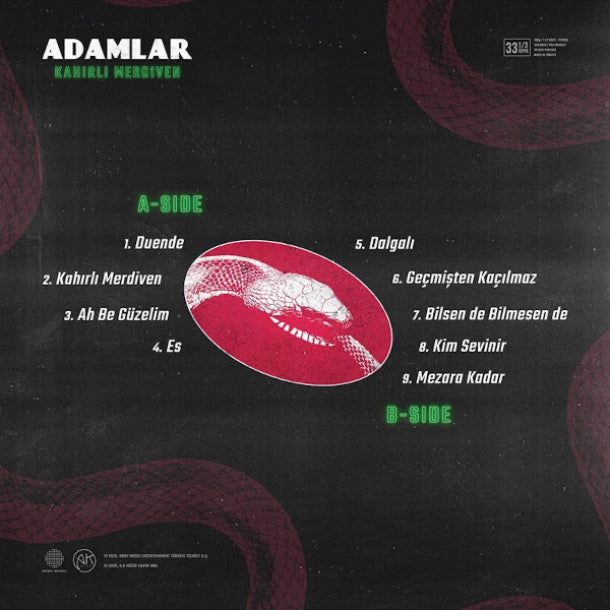 Adamlar - Kahırlı Merdiven (Plak) türkischer Rock | Schallplatte | LP