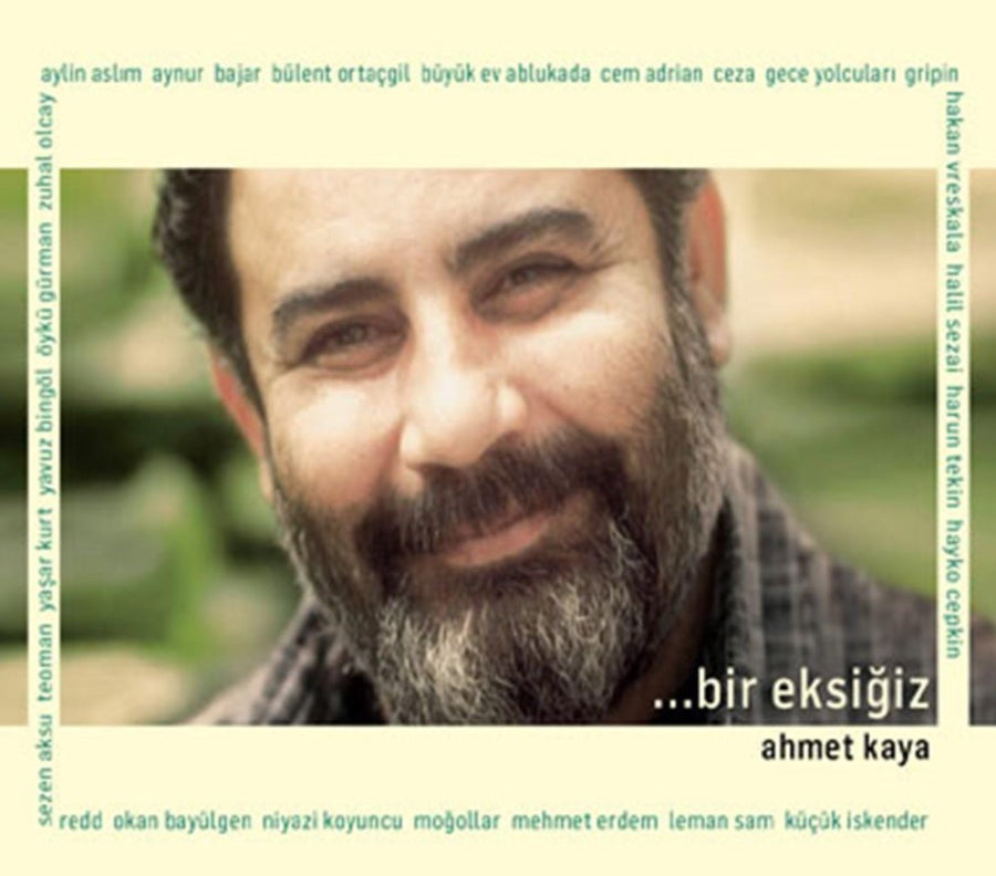 Ahmet Kaya CD | Ahmet Kaya Bir Eksiğiz | Türk Halk | Özgün | Protesto | Müzik | CD ( Türkçe CD )
