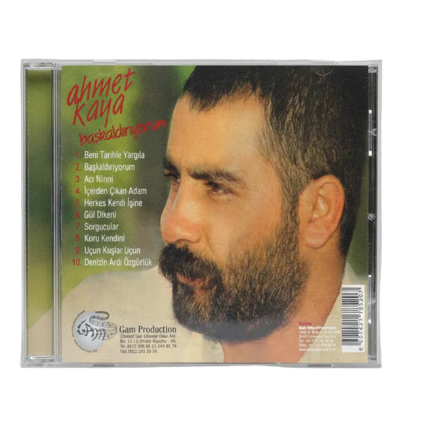 AHMET KAYA CD | Başkaldırıyorum | Türk Halk | Özgün | Protesto | Müzik | CD |Türkçe CD