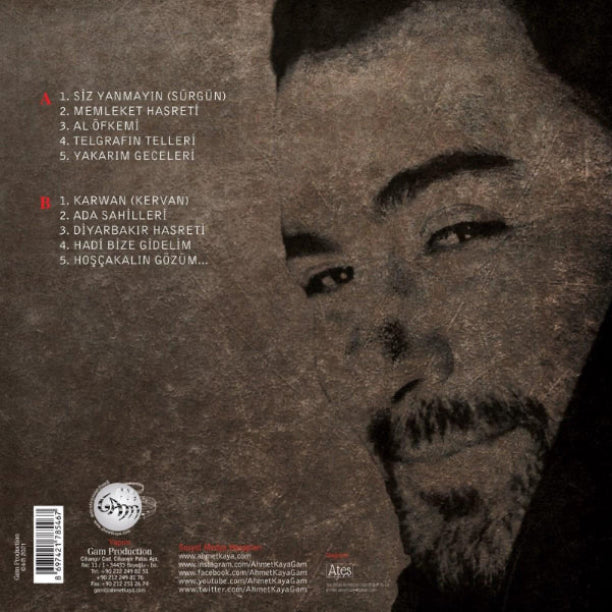 Ahmet Kaya | Hoşçakalın Gözüm ( Türk Halk | Özgün | Protest | Müzik | Plak )Schallplatte| LP