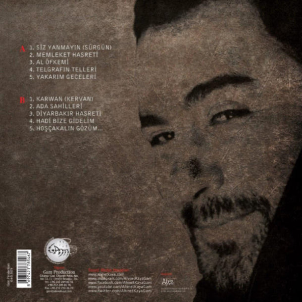 Ahmet Kaya | Hoşçakalın Gözüm ( Türk Halk | Özgün | Protest | Müzik | Plak )Schallplatte| LP