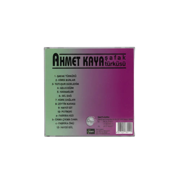 Ahmet Kaya CD | Şafak Türküsü | Türk Halk | Özgün | Protesto | Müzik | CD |Türkçe CD