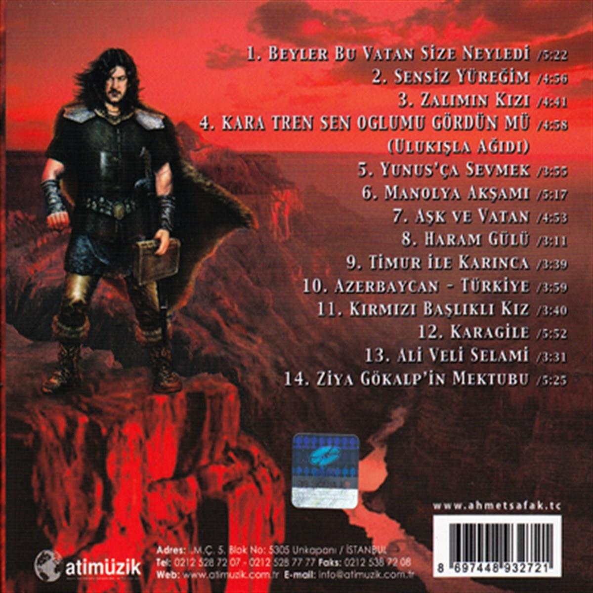 Ahmet Şafak | Aşk Ve Vatan ( Türkçe CD ) Türk Halk CD