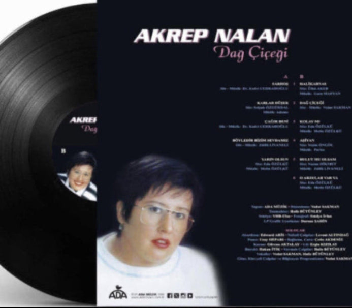 Akrep Nalan - Dağ Çiçeği (Plak) Almanya 'da Türkçe Plak |Schallplatte |LP