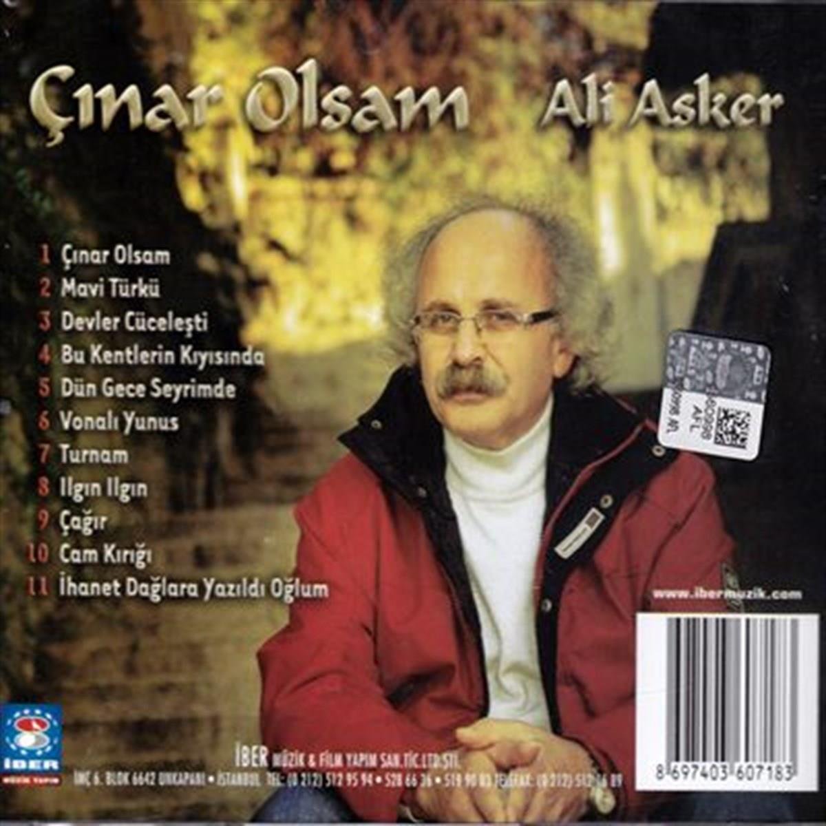 Ali Asker - Çınar Olsam ( CD )Türk halk | müziği | CD