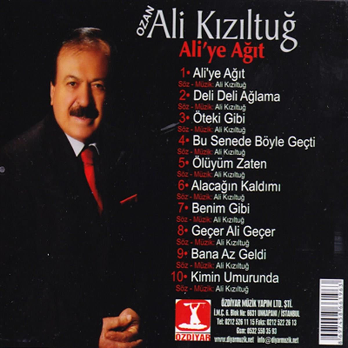 Ali Kızıltuğ | 'Ali'ye Ağıt (CD) Türk Halk |Müziği | CD