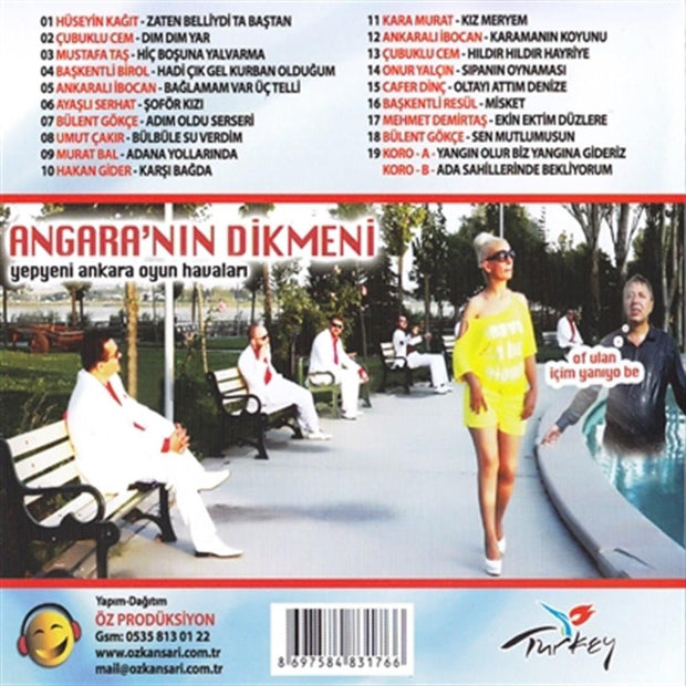Düğün | Nişan | Kına | eğlence |ANKARA 'nın Dikmeni | Angara'nın Dikmeni | Ankara Oyun Havaları | CD