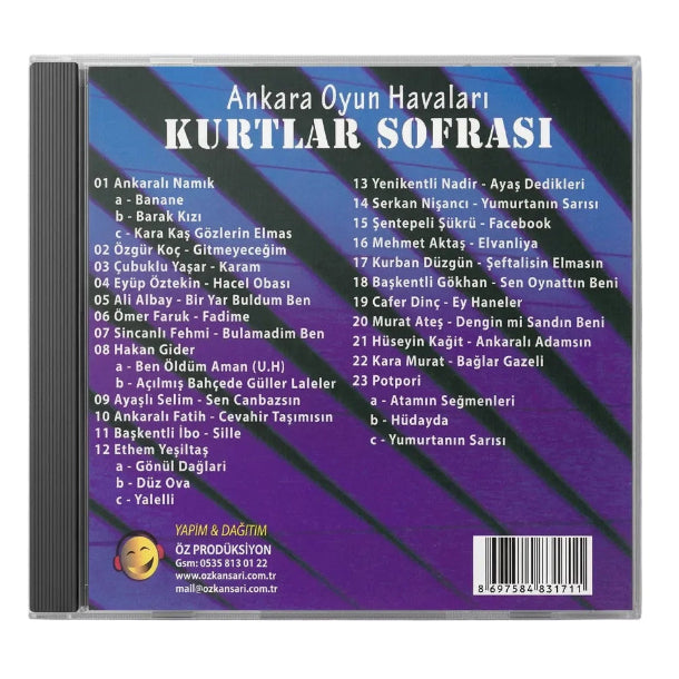 Ankara Oyun Havaları CD- Kurtlar Sofrası (CD) Oyun Havaları CD