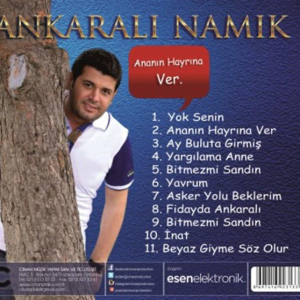 Ankaralı Namık cd - Ananın Hayrına Ver |CD | Ankara Oyun havaları | CD | sipariş