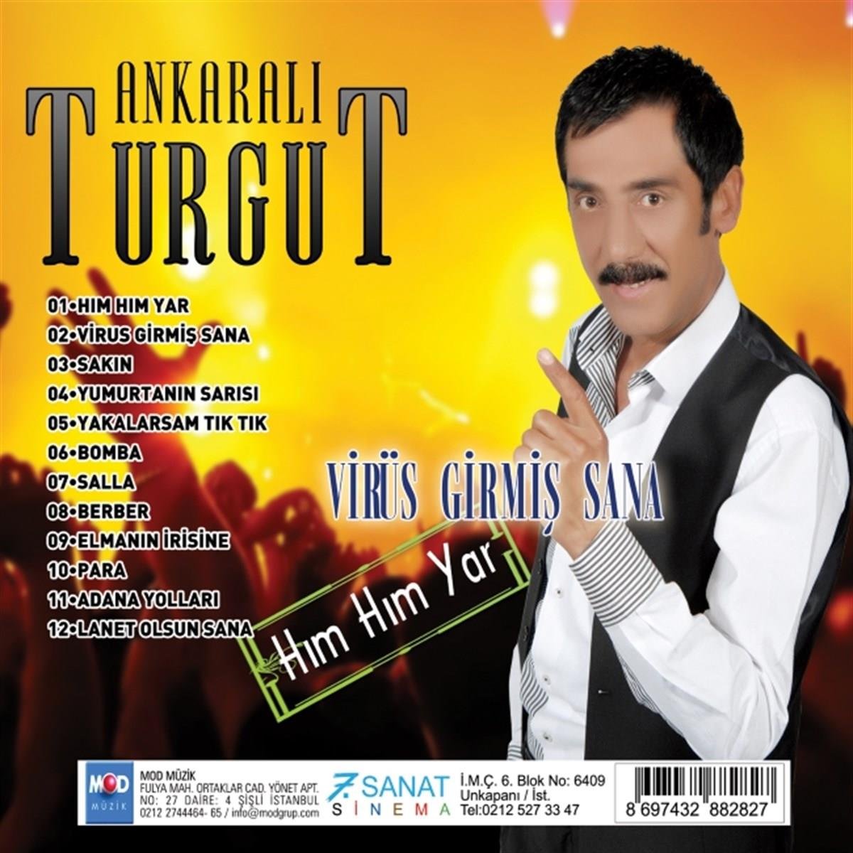 Ankaralı Turgut | Virüs Sana Girmiş | CD ( Türkçe CD ) Ankara Oyun Havası