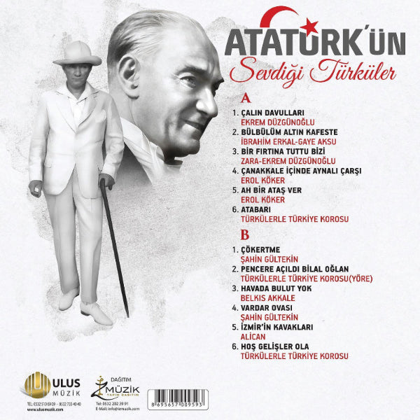 Atatürk'ün Sevdiği Türküler | Plak | (Türk Halk |Plak) vinil plak | LP