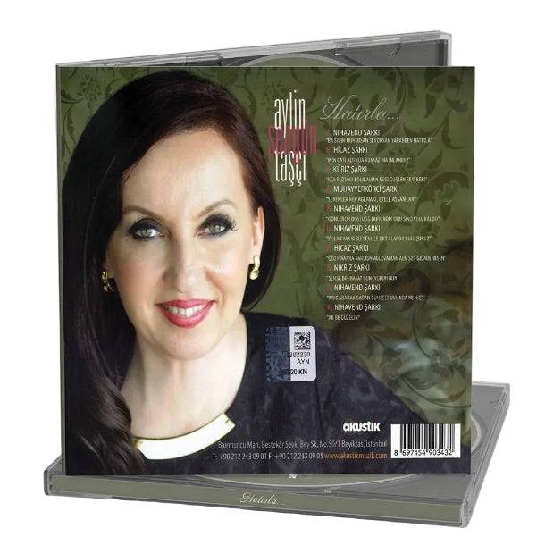 Aylin Şengün Taşçı - Hatırla (CD)Türk Sanat |Sanat |müziği|CD
