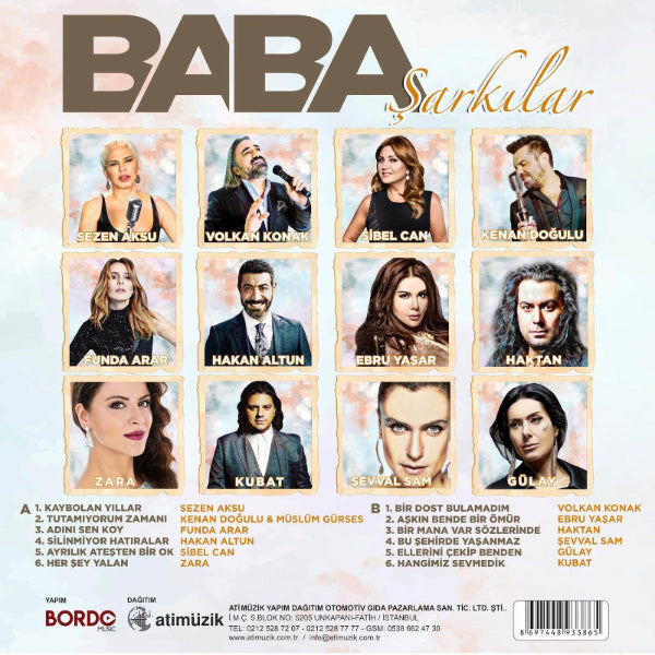 Baba Şarkilar - Plak (Arabesk | Schallplatte | LP)