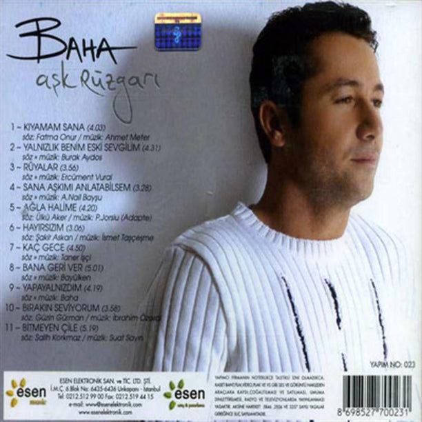 Baha - Aşk Rüzgarı ( CD )Türkçe | CD | CD'ler