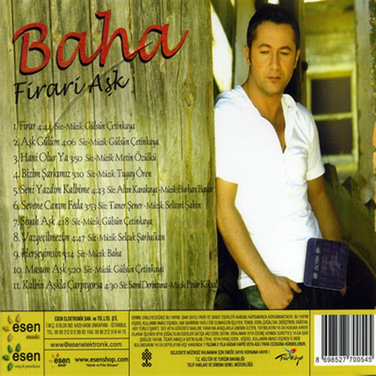 Baha - Firari Aşk ( CD )Türkçe | Yavaş | Arabesk | Pop | Müzik | CD