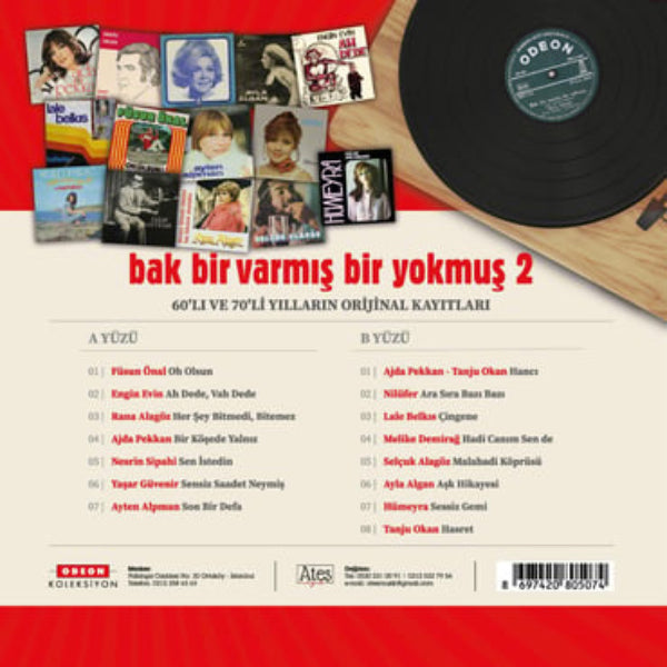 Bak Bir Varmış Bir Yokmuş |Plak | karışık | Pop |Vol:2 ( Türkçe | pop | Plak )Schallplatte | LP