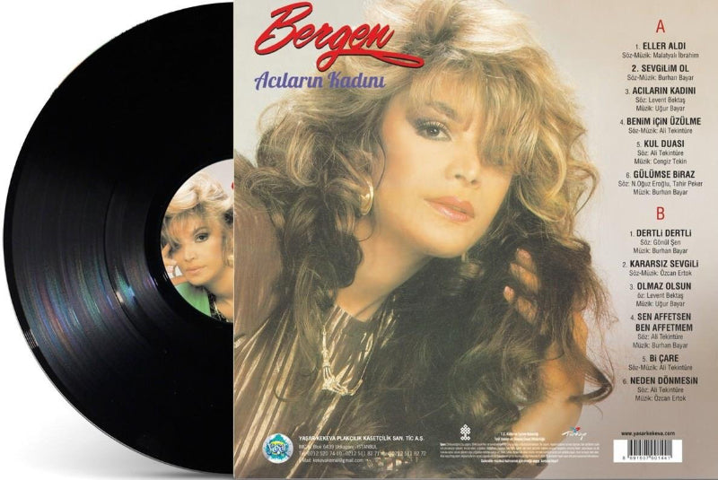 Bergen Plak -Bergen | Acıların Kadını | Zor Geliyor ( Arabesk Plak| Schallplatte| LP )