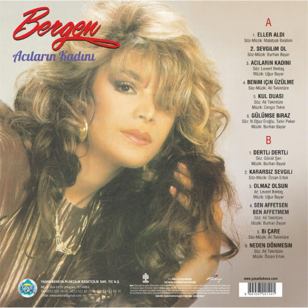 Bergen Plak -Bergen | Acıların Kadını | Zor Geliyor ( Arabesk Plak| Schallplatte| LP )
