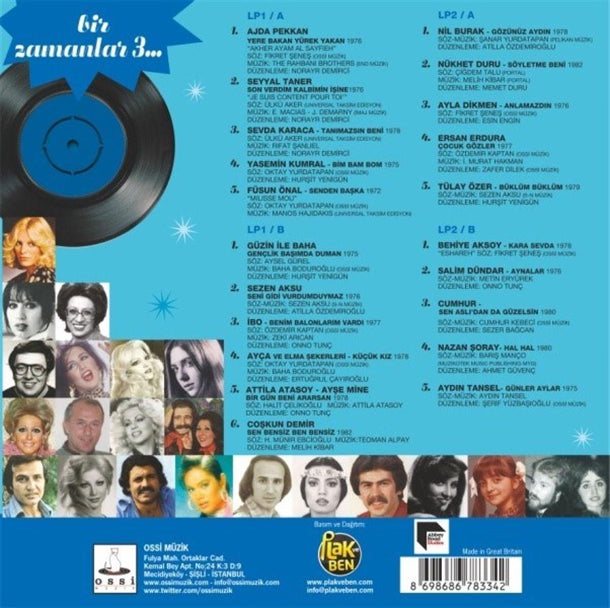 Bir Zamanlar | Cilt 3 | Çeşitli Sanatçılar | karışık | Pop | Plak ( 2 Plak ) Schallplatte | LP
