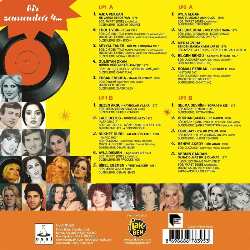 Bir Zamanlar 4 - Çeşitli Sanatçılar (2 Plak) Schallplatte | LP