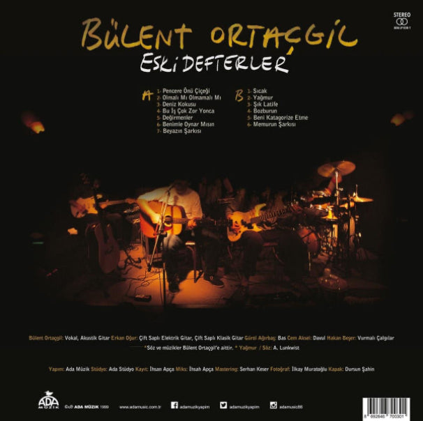 Bülent Ortaçgil Plak - Eski Defterler (Plak )Schallplatte | LP
