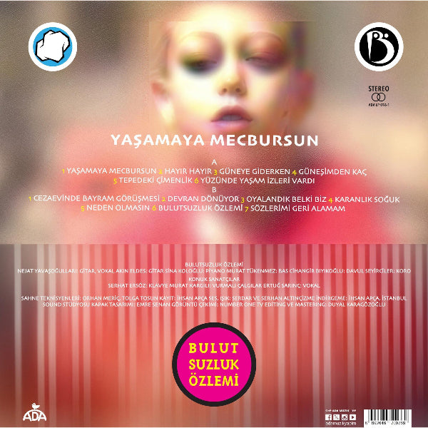 Bulutsuzluk Özlemi - Yaşamaya Mecbursun (Plak) türkce rock | Plak | türkischer Rock | Schallplatte