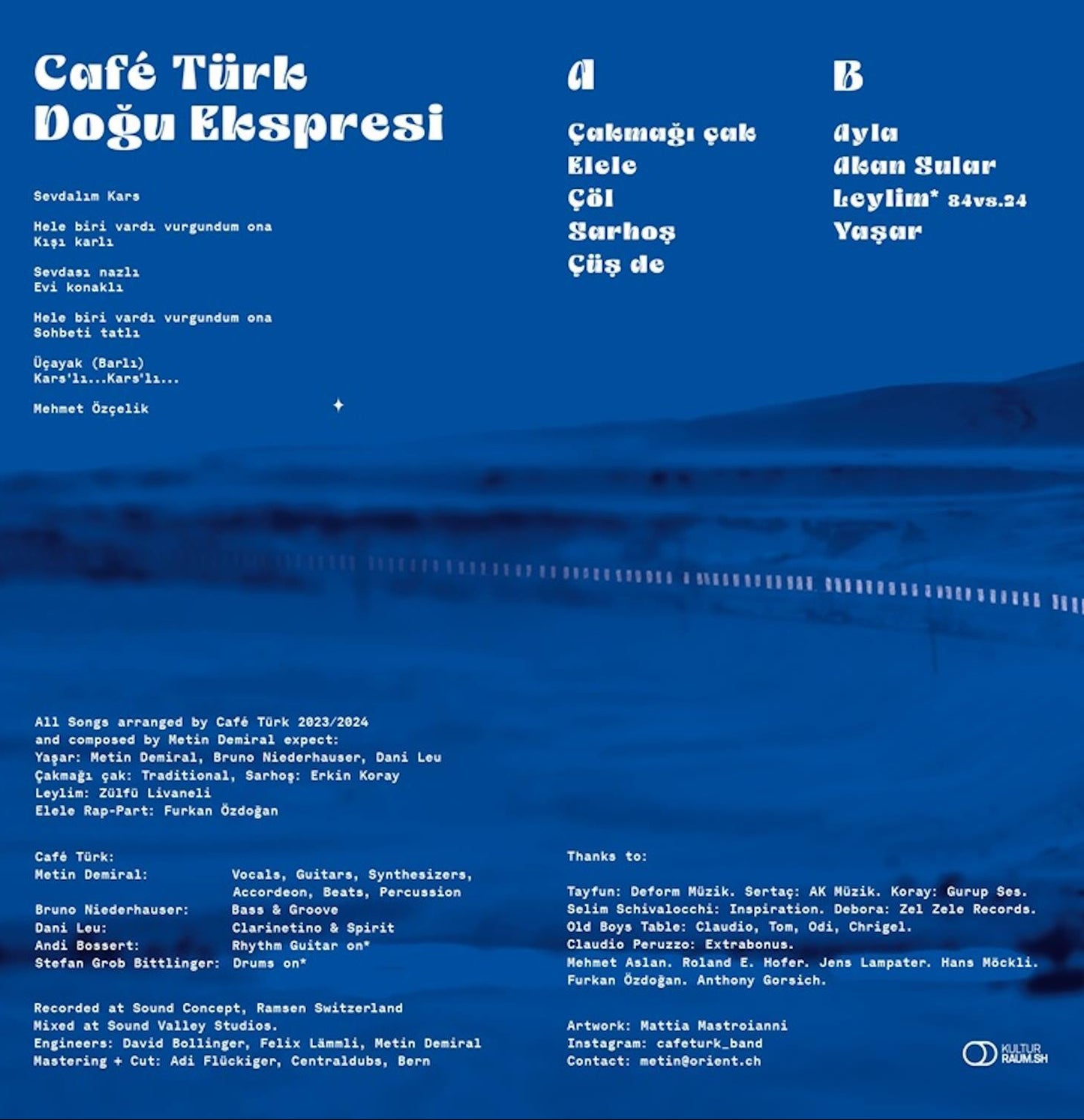 Cafe Türk - Doğu Ekspresi (Plak) Anadolu rock | Plak | kayıt | LP