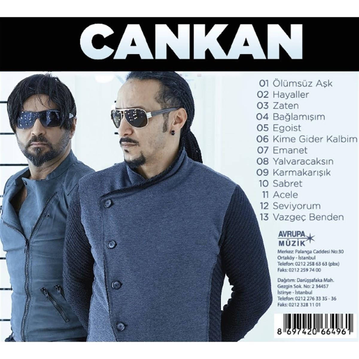 Cankan - Ölümsüz Aşk CD (Türkçe POP CD)