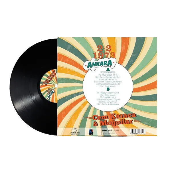 Cem Karaca| Moğollar | 2.2.1973 Ankara | Plak (Türk Rock) | kayıt | (LP)