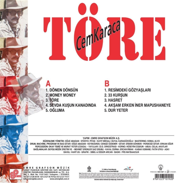Cem Karaca - Töre (Türk Rock) | kayıt | (LP)