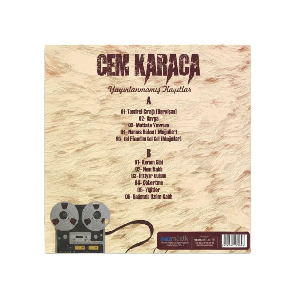 CEM KARACA - The Best Of - Enstrümental - Record - Vinyl - Plak