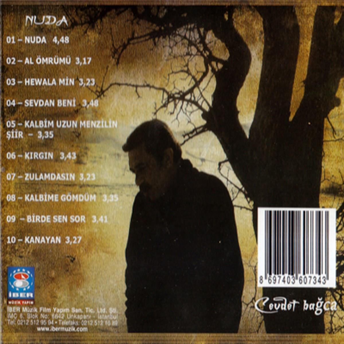 Cevdet Bağca - Nuda(CD)Türk Halk|Özgün|Müzik|CD