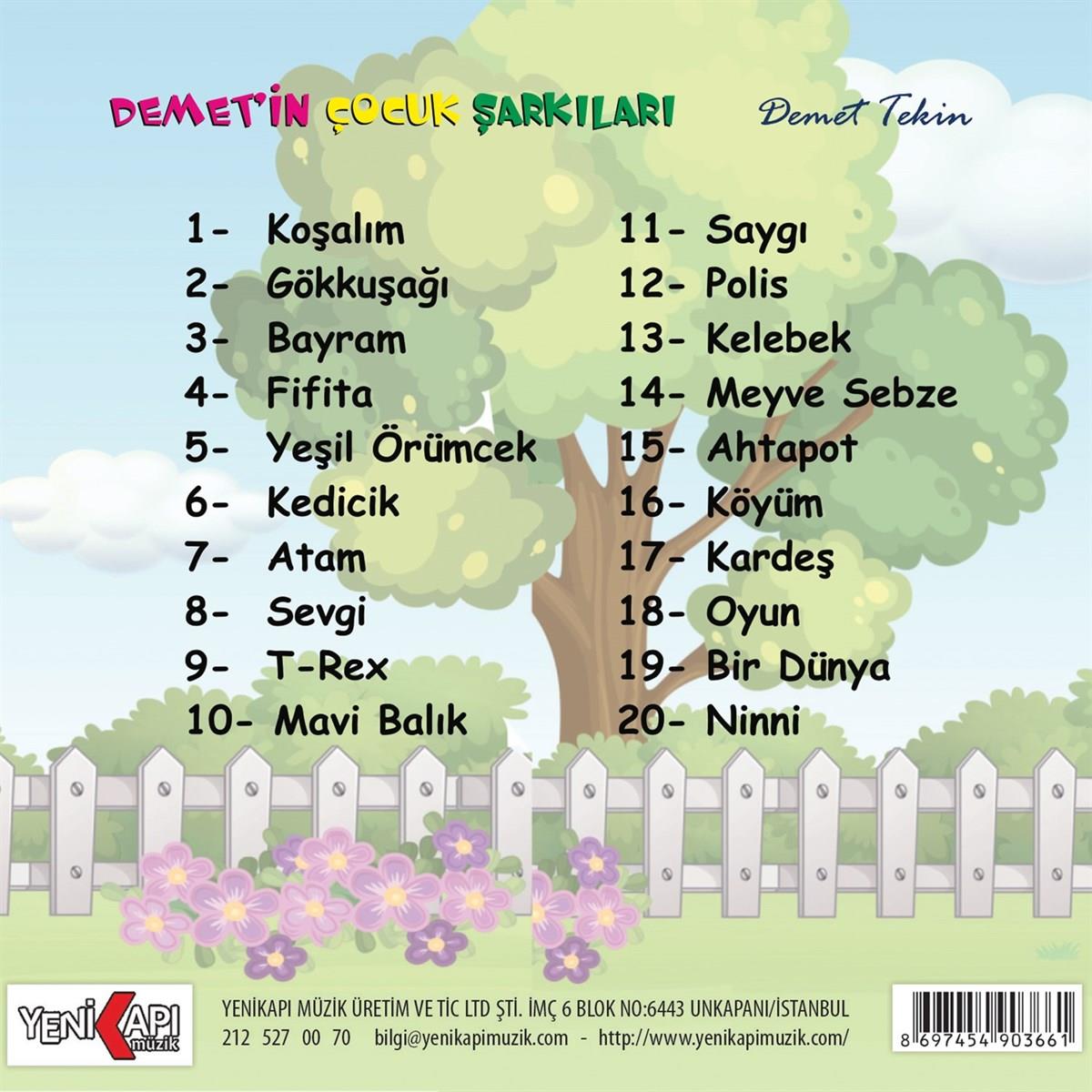 Demet'in Çocuk Şarkıları - Demet Tekin (Türkische Kinderlieder | CD)