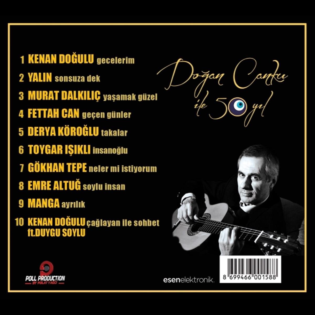 Doğan CANKU - Doğan Canku ile 50 Yıl (CD) Türkçe | karışık | Pop | CD