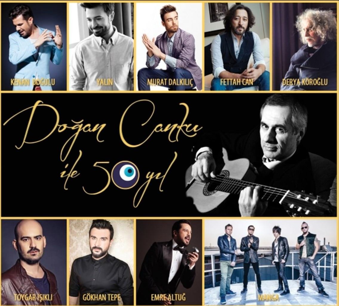 Doğan CANKU - Doğan Canku ile 50 Yıl (CD) Türkçe | karışık | Pop | CD