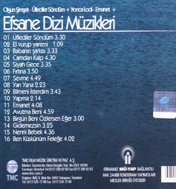 Efsane Dizi Müzikleri - Çeşitli Sanatçılar ( Film | Dizi Müzikleri Plak ) Schallplatte | LP