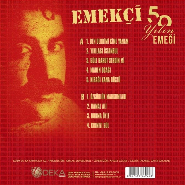 Emekçi - 50 Yılın Emeği Plak - Özgün | Protest | Müzik (Plak) Schallplatte | LP