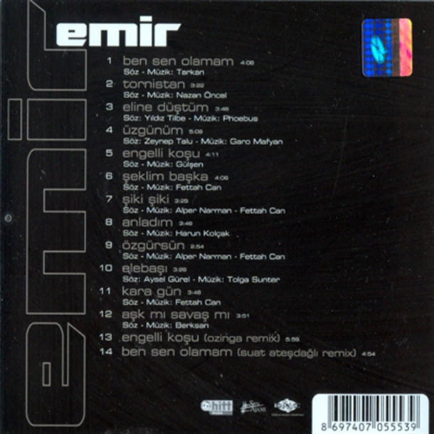 Emir - Ben Sen Olamam (Türk Pop) | CD)Türkçe | Pop | CD