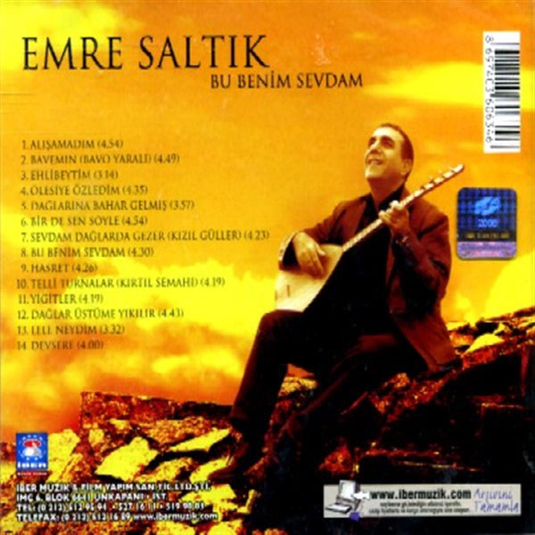 Emre Saltık - Bu Benim Sevdam ( CD ) Türk halk | müziği |CD