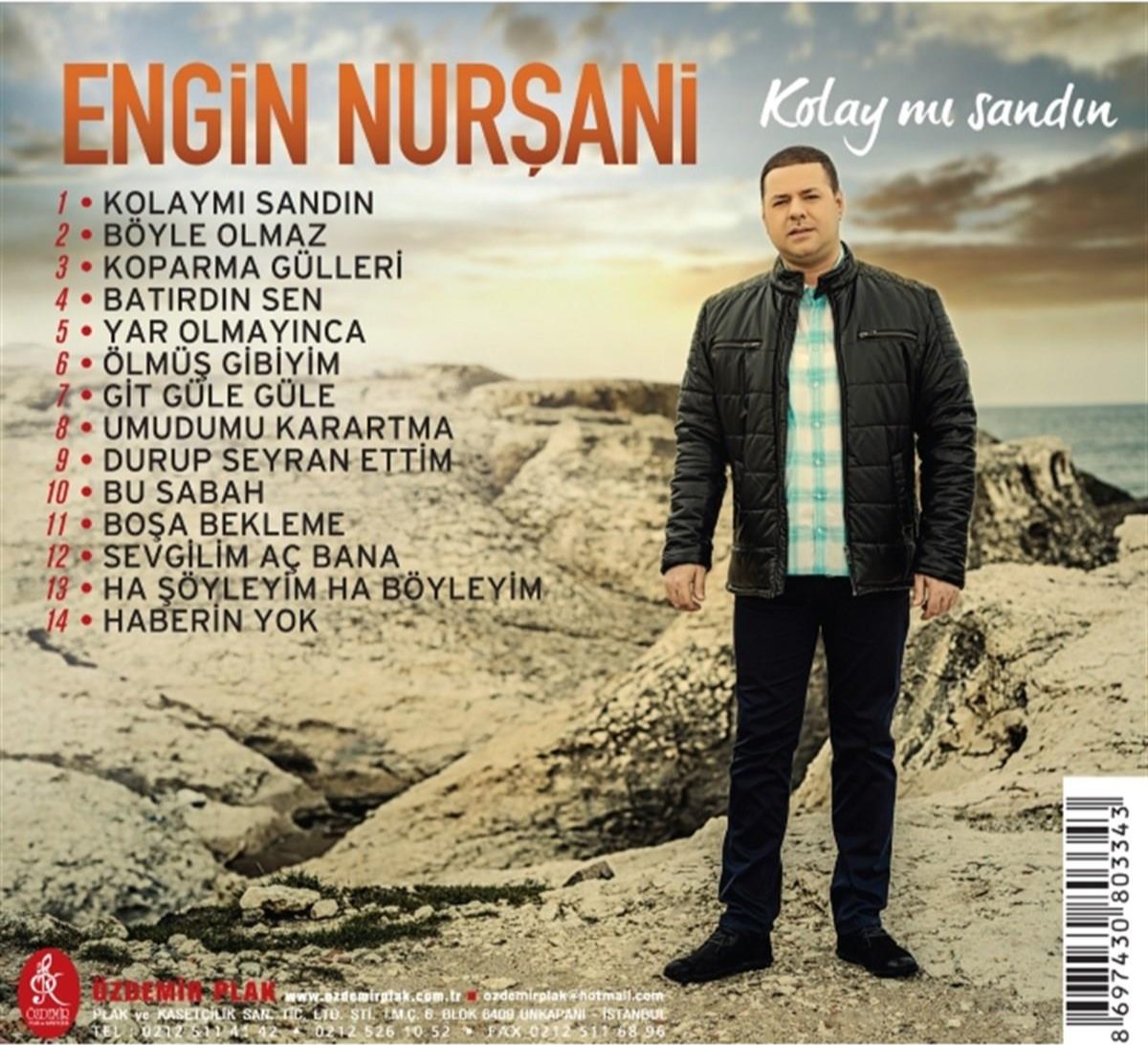 Engin Nurşani - Kolay mı Sandın ( CD ) Türk halk | müziği | CD