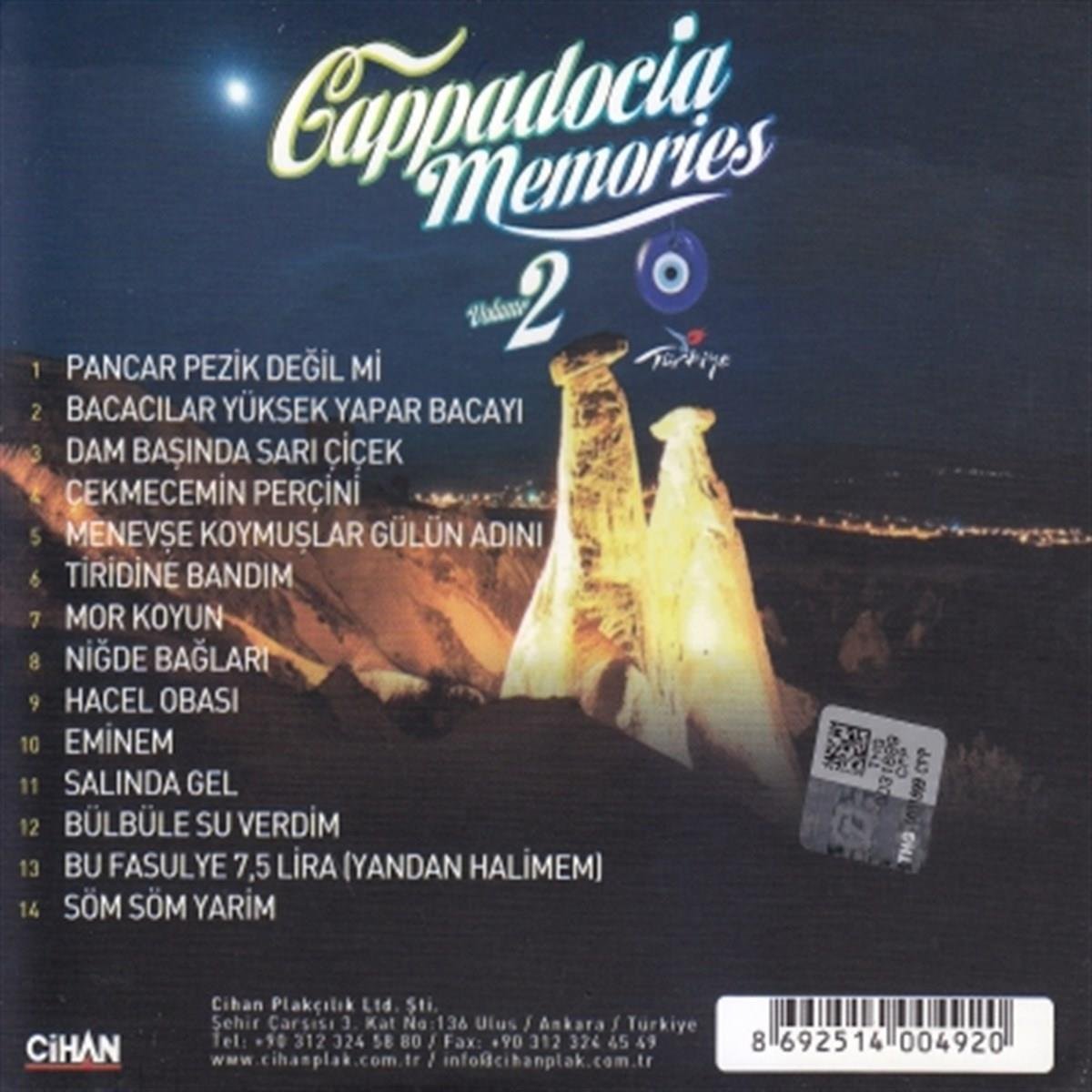 Ercan Erol - Kapadokya Anıları | Cilt 2 (CD) Türk Enstrümantal | CD